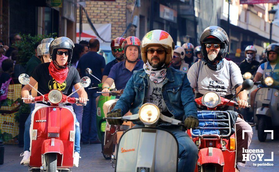 GALERÍA: Lucena, Capital de la Vespa: Cientos de vespas toman la ciudad y las carreteras de la Subbética