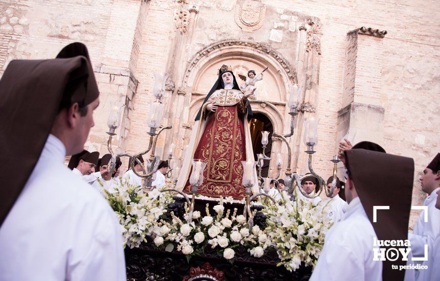  Procesión de Santa Teresa. Este año no será posible. (Archivo) 