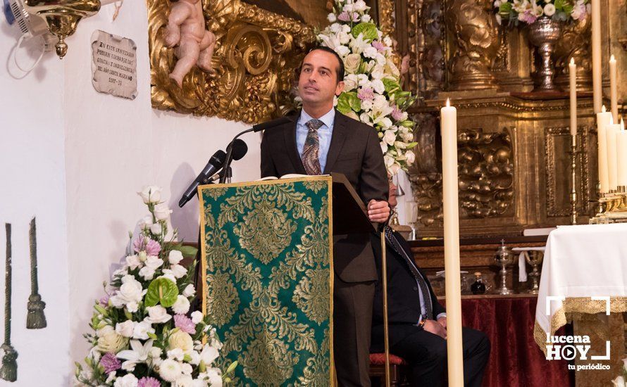 GALERÍA: El juez Esteban Rondón ofrenda los frutos del campo a María Stma. de Araceli