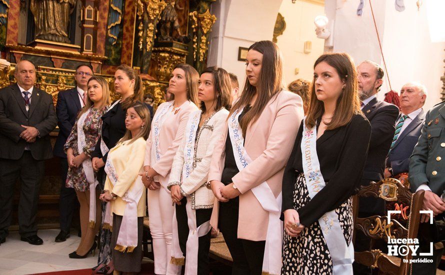 GALERÍA: El juez Esteban Rondón ofrenda los frutos del campo a María Stma. de Araceli