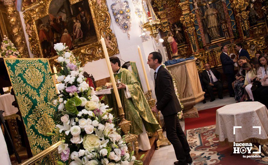 GALERÍA: El juez Esteban Rondón ofrenda los frutos del campo a María Stma. de Araceli