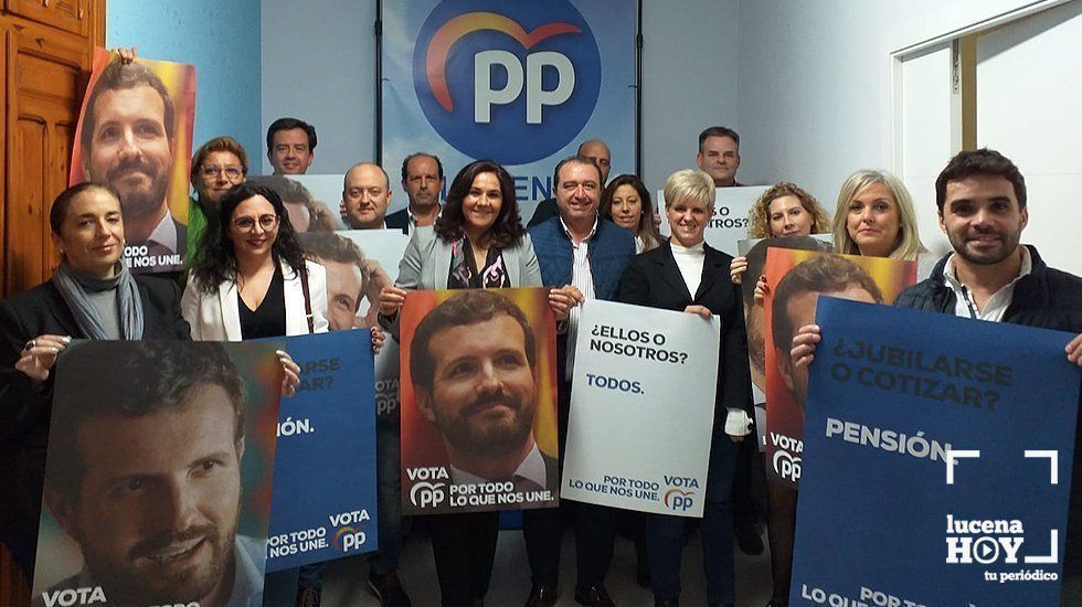  Ambiente en la sede del PP en el inicio de la nueva campaña electoral 