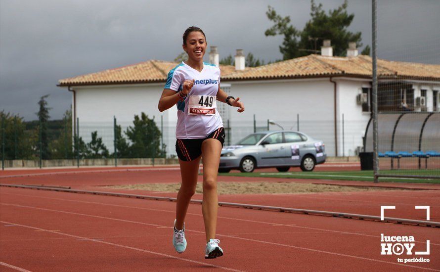 GALERÍA II: XXI Carrera Popular de Lucena / Línea de meta y podios de la prueba absoluta