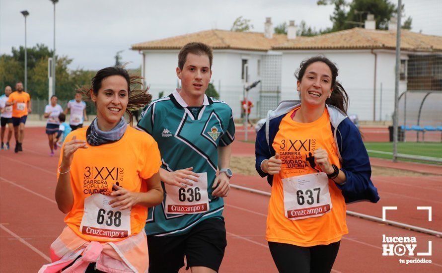 GALERÍA II: XXI Carrera Popular de Lucena / Línea de meta y podios de la prueba absoluta