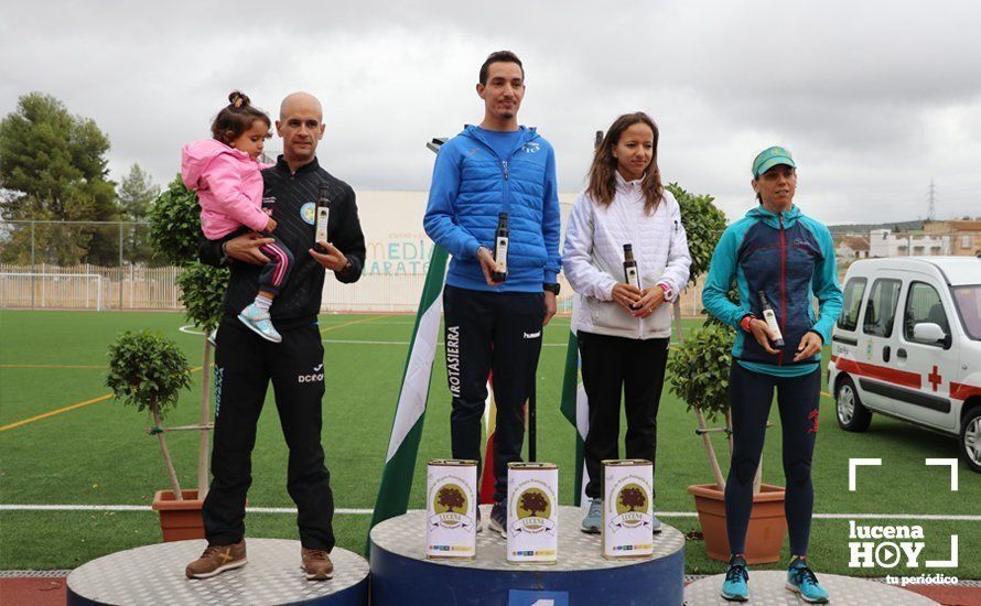 GALERÍA II: XXI Carrera Popular de Lucena / Línea de meta y podios de la prueba absoluta