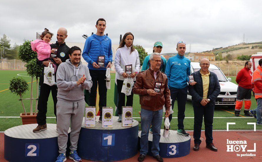 GALERÍA II: XXI Carrera Popular de Lucena / Línea de meta y podios de la prueba absoluta