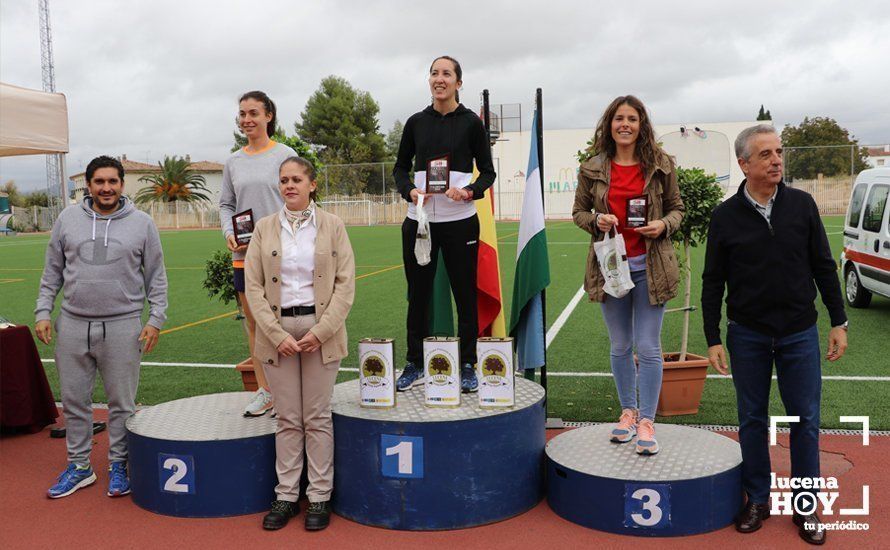 GALERÍA II: XXI Carrera Popular de Lucena / Línea de meta y podios de la prueba absoluta