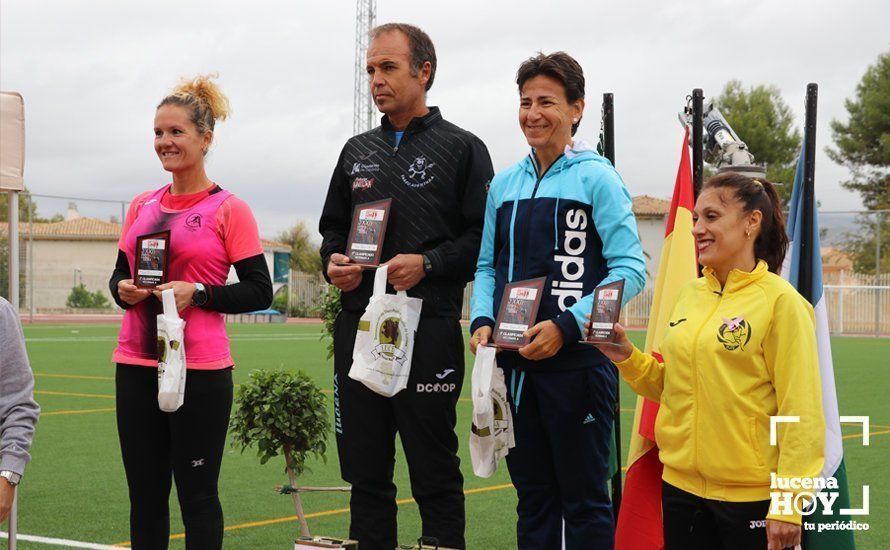 GALERÍA II: XXI Carrera Popular de Lucena / Línea de meta y podios de la prueba absoluta