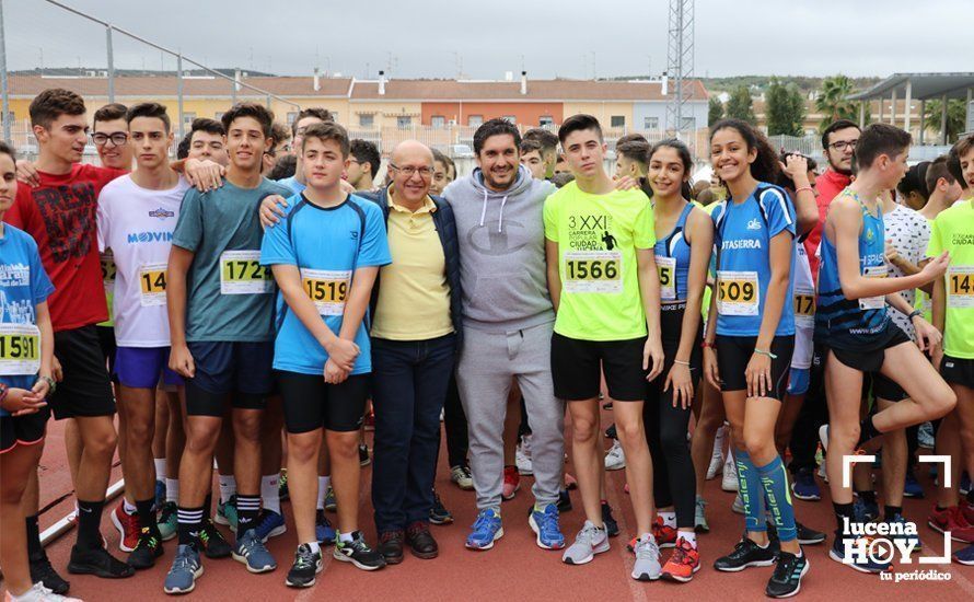 GALERÍA III: XXI Carrera Popular Ciudad de Lucena: Categorías Juvenil, Cadete e Infantil