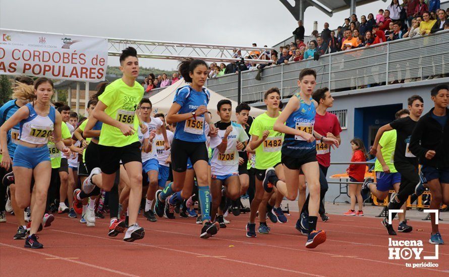 GALERÍA III: XXI Carrera Popular Ciudad de Lucena: Categorías Juvenil, Cadete e Infantil