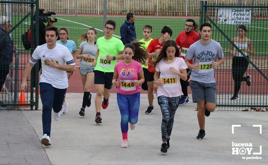 GALERÍA III: XXI Carrera Popular Ciudad de Lucena: Categorías Juvenil, Cadete e Infantil