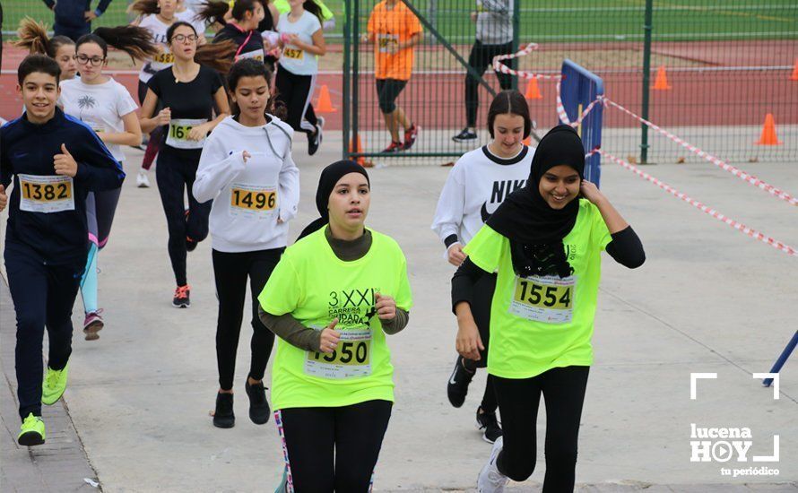 GALERÍA III: XXI Carrera Popular Ciudad de Lucena: Categorías Juvenil, Cadete e Infantil