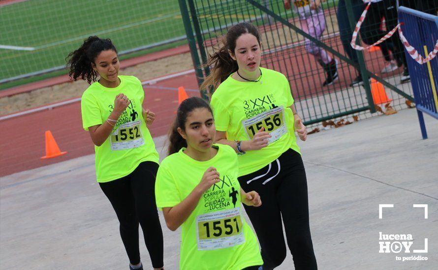 GALERÍA III: XXI Carrera Popular Ciudad de Lucena: Categorías Juvenil, Cadete e Infantil