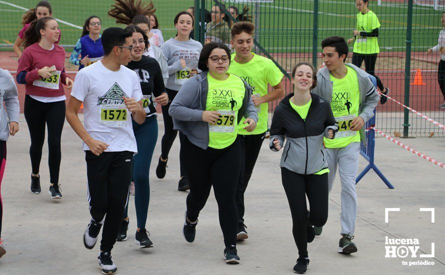 GALERÍA III: XXI Carrera Popular Ciudad de Lucena: Categorías Juvenil, Cadete e Infantil