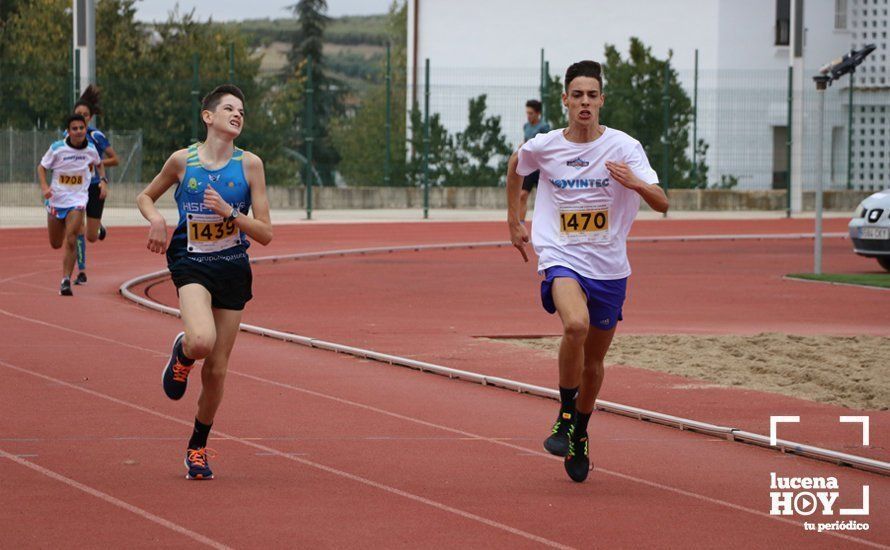 GALERÍA III: XXI Carrera Popular Ciudad de Lucena: Categorías Juvenil, Cadete e Infantil