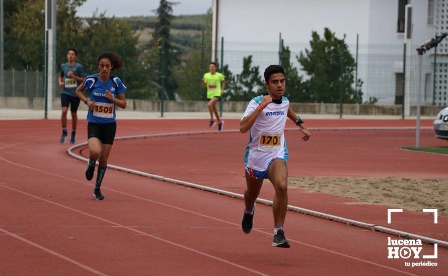 GALERÍA III: XXI Carrera Popular Ciudad de Lucena: Categorías Juvenil, Cadete e Infantil