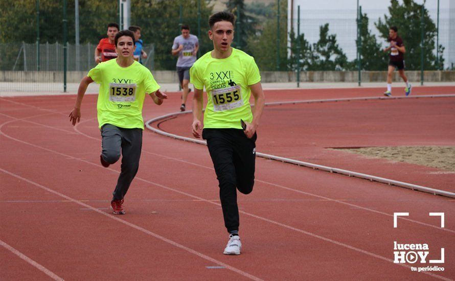 GALERÍA III: XXI Carrera Popular Ciudad de Lucena: Categorías Juvenil, Cadete e Infantil