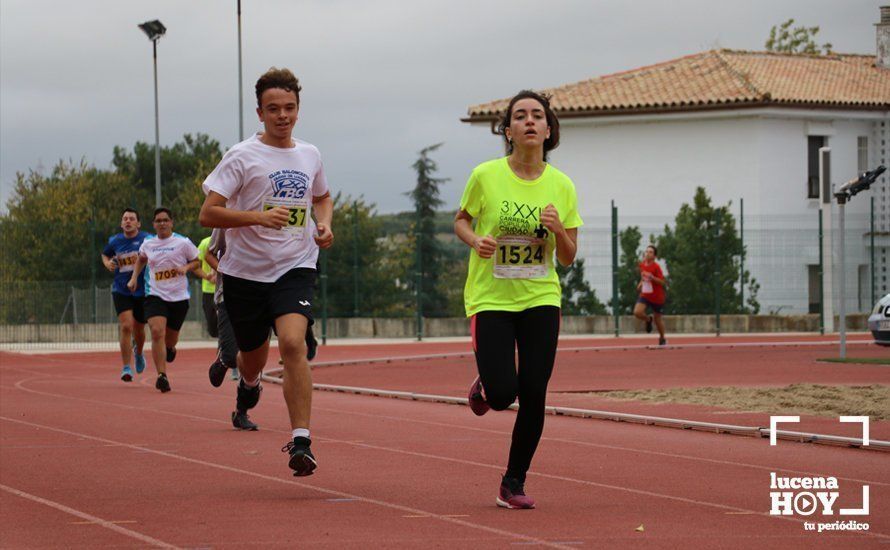 GALERÍA III: XXI Carrera Popular Ciudad de Lucena: Categorías Juvenil, Cadete e Infantil