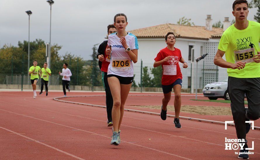 GALERÍA III: XXI Carrera Popular Ciudad de Lucena: Categorías Juvenil, Cadete e Infantil