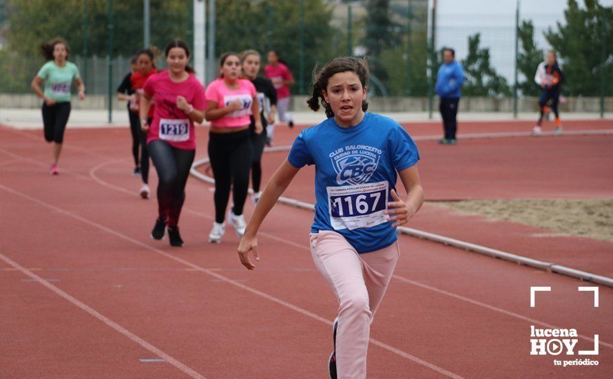 GALERÍA III: XXI Carrera Popular Ciudad de Lucena: Categorías Juvenil, Cadete e Infantil