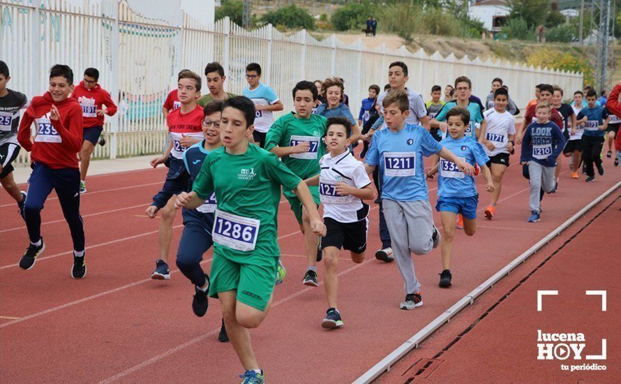 GALERÍA III: XXI Carrera Popular Ciudad de Lucena: Categorías Juvenil, Cadete e Infantil