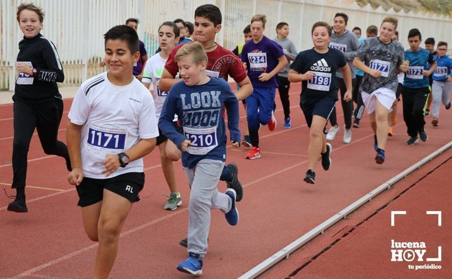 GALERÍA III: XXI Carrera Popular Ciudad de Lucena: Categorías Juvenil, Cadete e Infantil