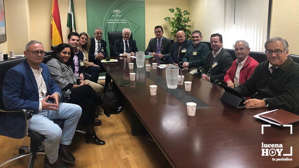  Participantes en la reunión celebrada en Sevilla con el  Director General de Gestión Económica y Servicios del SAS 