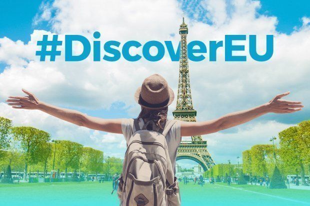  Imagen promocional del programa DiscoverEU 