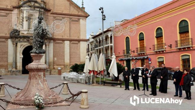 Acto de laAgrupación de Cofradías en honor a su patrona, la Inmaculada Concepción. Archivo