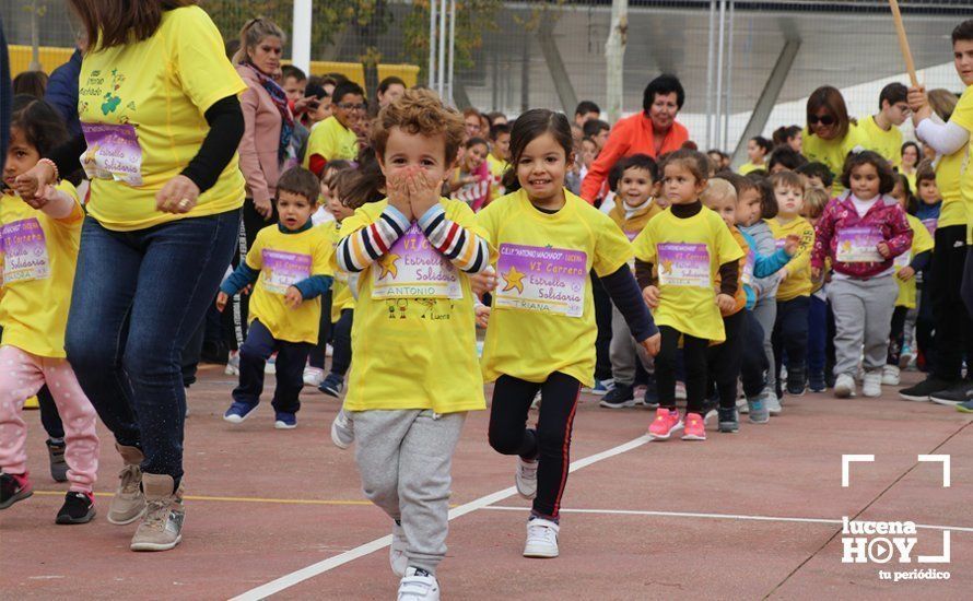 GALERÍA: Los niños del CEIP Antonio Machado corren para ayudar a un niño keniata que será intervenido en Granada