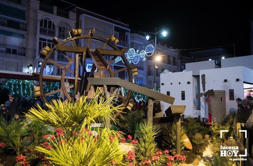 GALERÍA: La inauguración del poblado de Belén de la Plaza Nueva abre la Navidad en Lucena