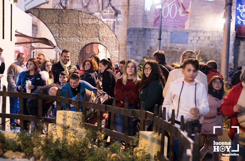 GALERÍA: La inauguración del poblado de Belén de la Plaza Nueva abre la Navidad en Lucena