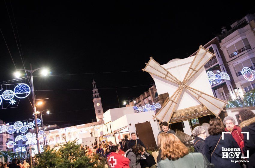 GALERÍA: La inauguración del poblado de Belén de la Plaza Nueva abre la Navidad en Lucena