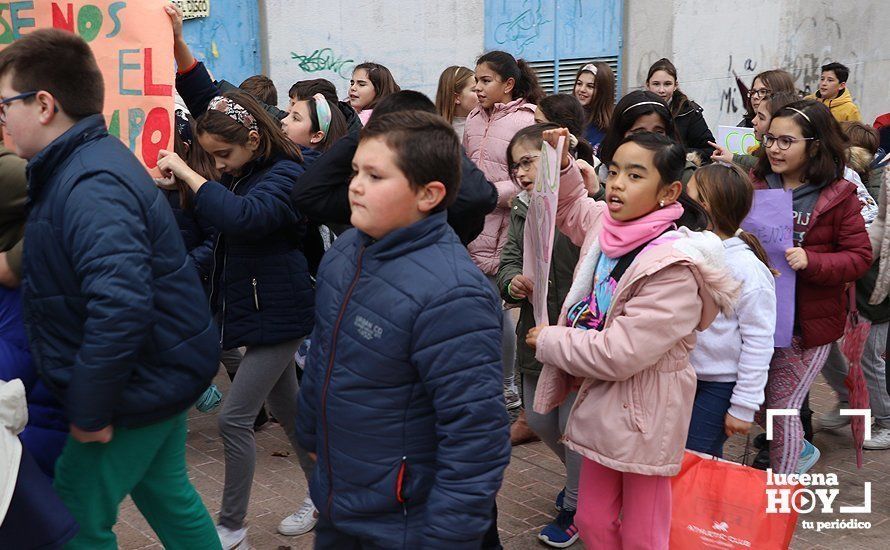 GALERÍA: Los escolares lucentinos también se manifiestan para exigir medidas ante la emergencia climática