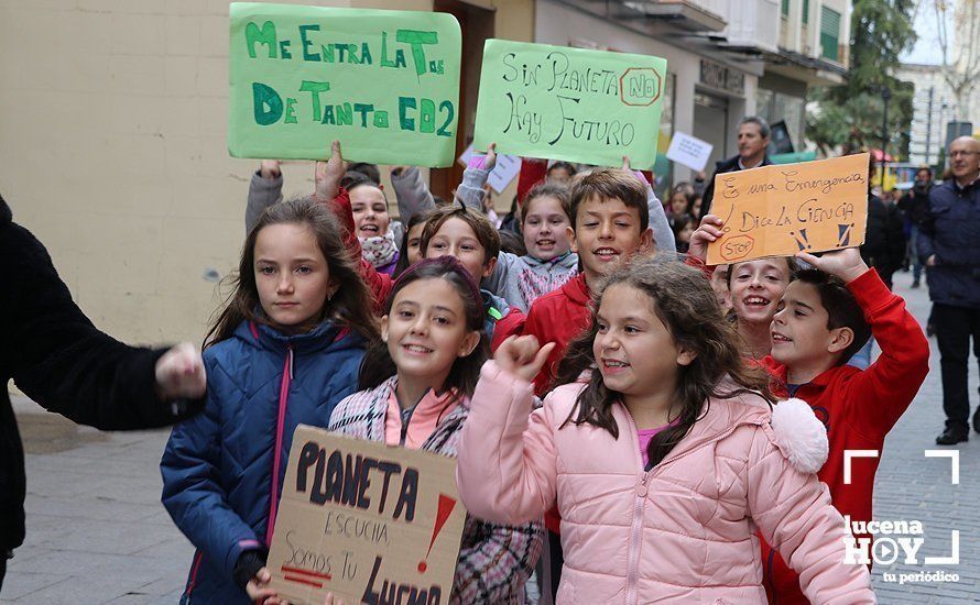 GALERÍA: Los escolares lucentinos también se manifiestan para exigir medidas ante la emergencia climática