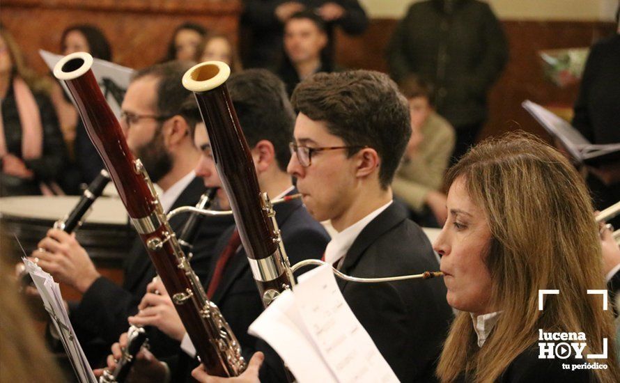 GALERÍA: Brillante concierto de Navidad de la Coral Lucentina y la Orquesta del Conservatorio de Lucena