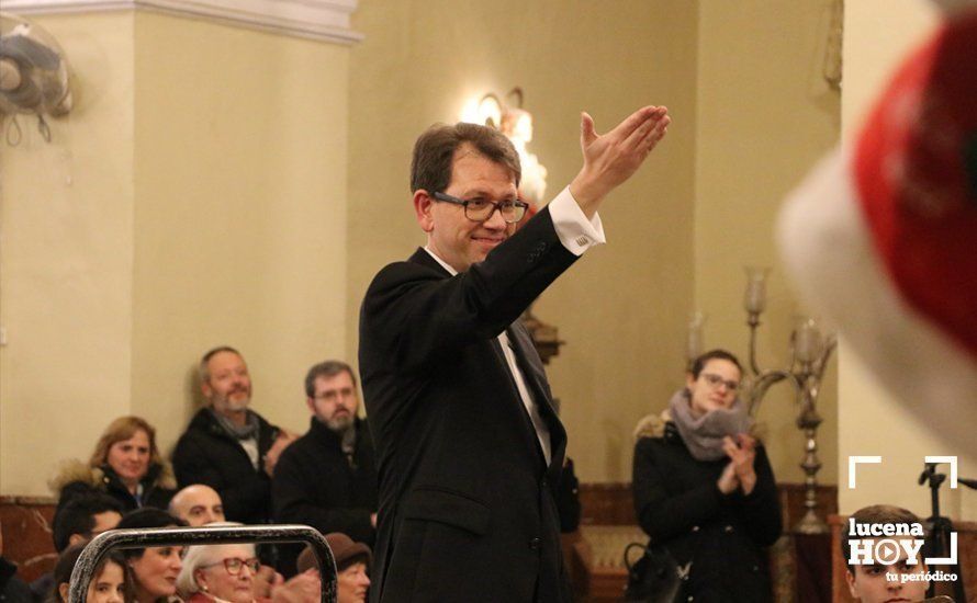 GALERÍA: Brillante concierto de Navidad de la Coral Lucentina y la Orquesta del Conservatorio de Lucena