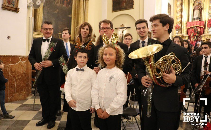 GALERÍA: Brillante concierto de Navidad de la Coral Lucentina y la Orquesta del Conservatorio de Lucena