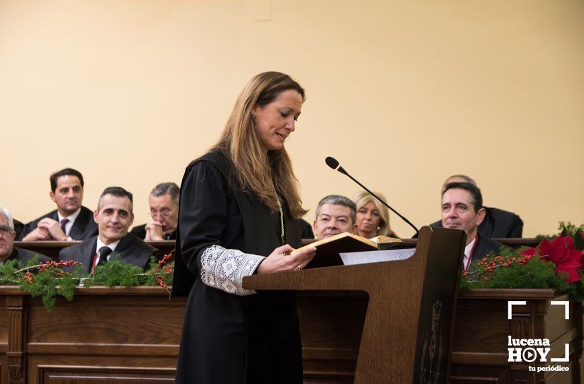 GALERÍA: Eugenia Gay, vicepresidenta del Consejo General de la Abogacía Española, amadrina a los nuevos letrados del Colegio de Lucena