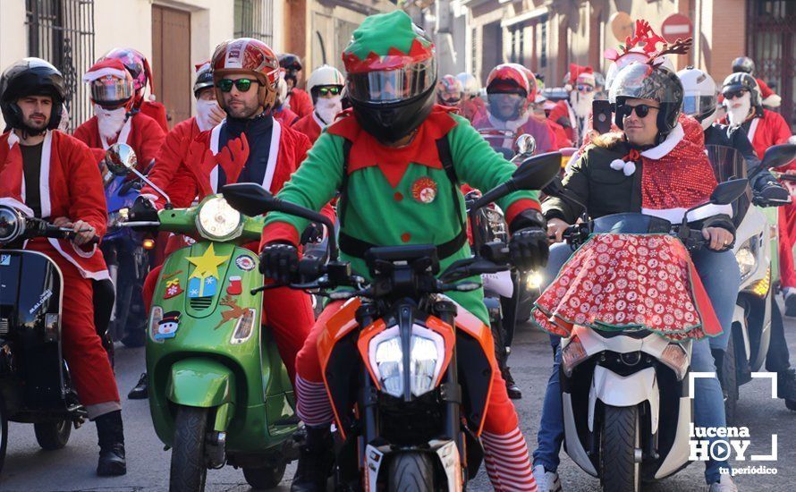 GALERÍA: Más de 200 "papanoeles" se pasean en moto por la ciudad para repartir regalos