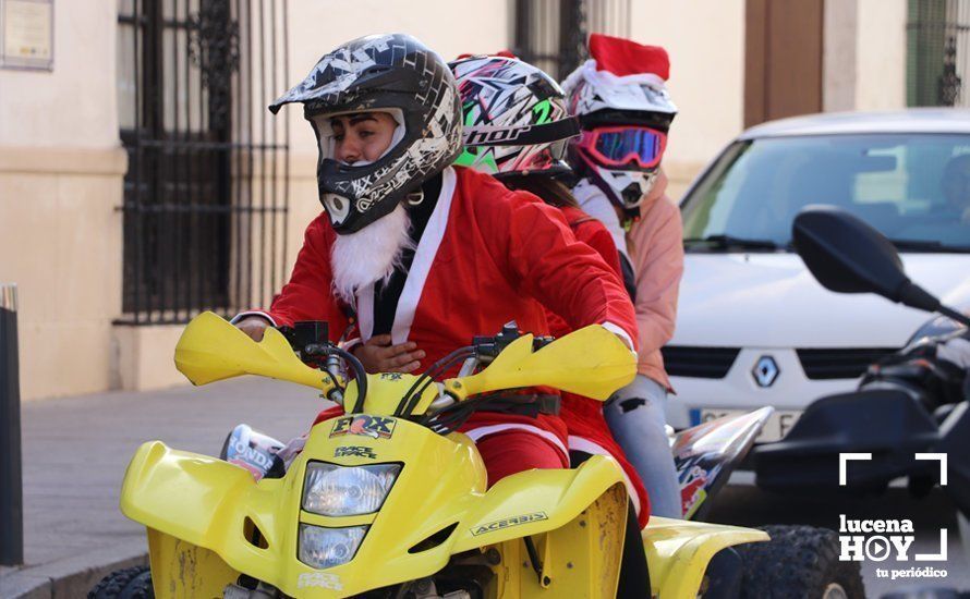 GALERÍA: Más de 200 "papanoeles" se pasean en moto por la ciudad para repartir regalos