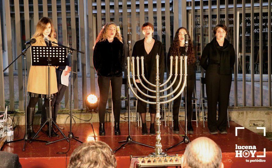 GALERÍA: La asociación Lucena Bet Alfasi celebra el inicio de la Fiesta de las Luces (Hanukkah) y rinde homenaje a Manolo Lara