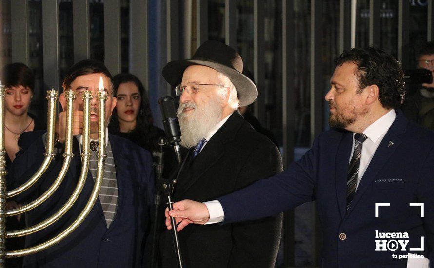 GALERÍA: La asociación Lucena Bet Alfasi celebra el inicio de la Fiesta de las Luces (Hanukkah) y rinde homenaje a Manolo Lara