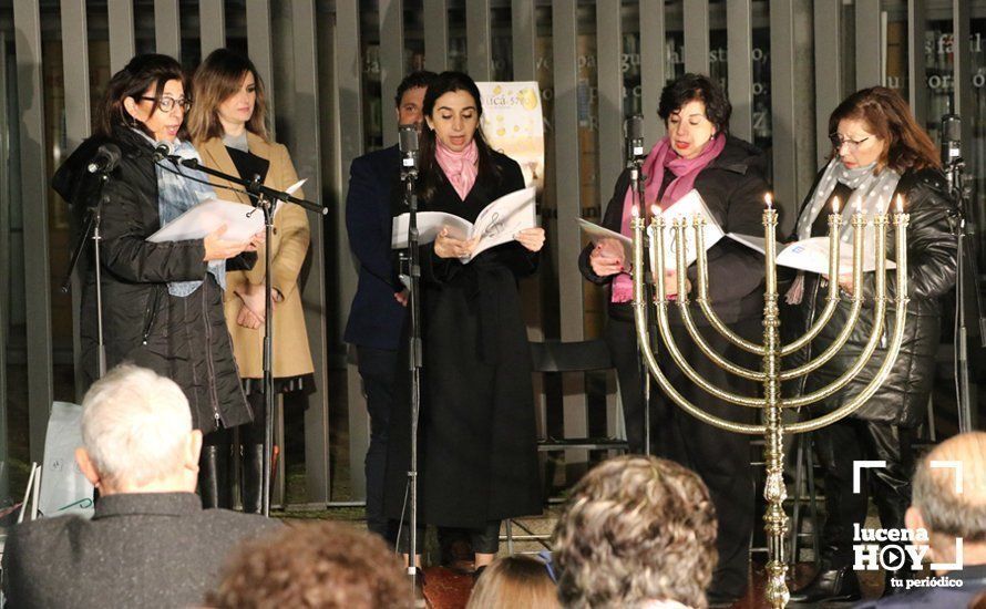 GALERÍA: La asociación Lucena Bet Alfasi celebra el inicio de la Fiesta de las Luces (Hanukkah) y rinde homenaje a Manolo Lara