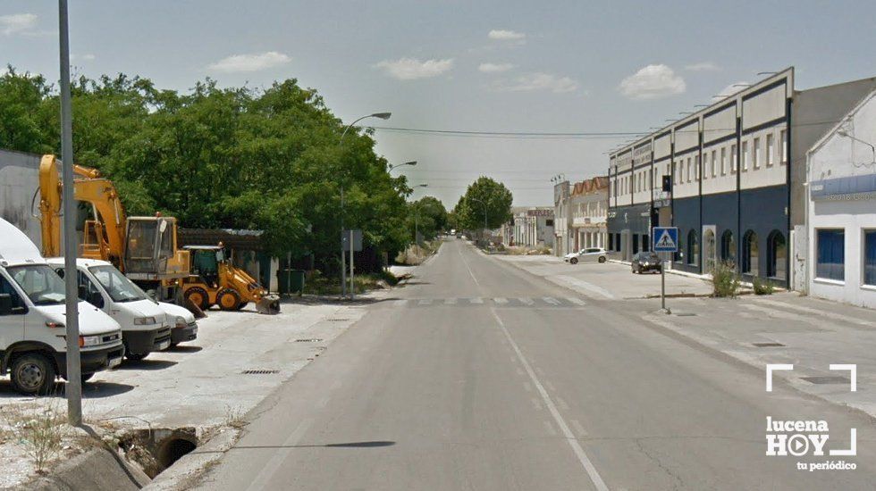  Zona de la carretera de Rute en la que se produjeron los hechos 