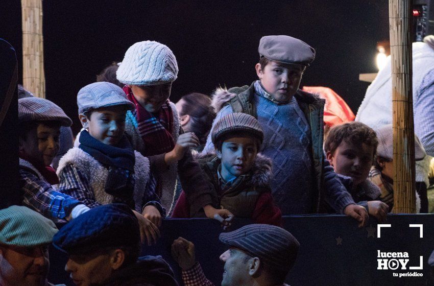 Los Reyes Magos hacen su primera parada en la Cabalgata del Cristo Marroquí y Campo de Aras