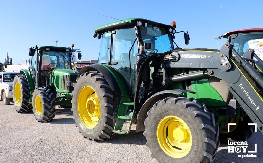 GALERÍA: El sector oleícola del sur de Córdoba muestra su indignación por los bajos precios con una tractorada histórica en Lucena