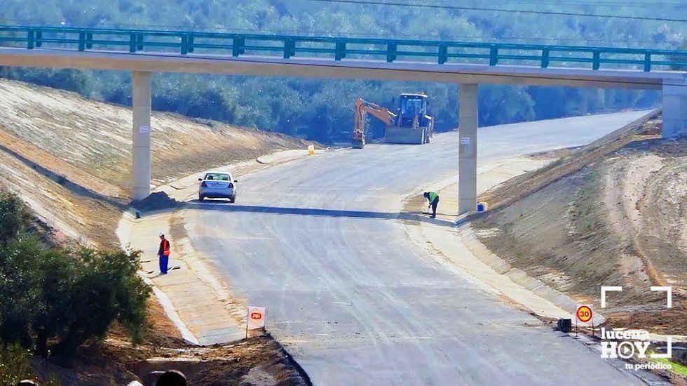  Obras de la variante norte de Lucena 