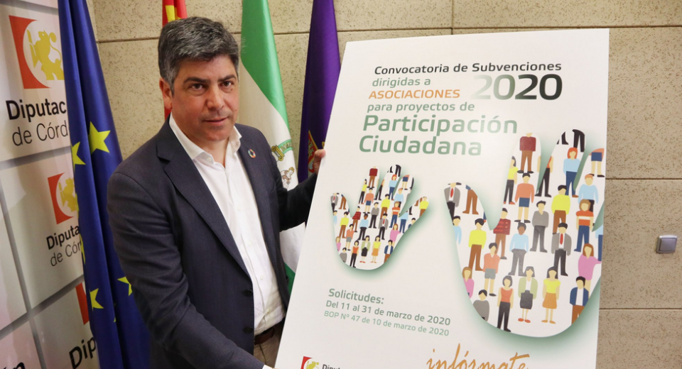  El delegado de Cohesión Social, Participación Ciudadana, Consumo y Protección Civil de la Diputación de Córdoba, Rafael Llamas 