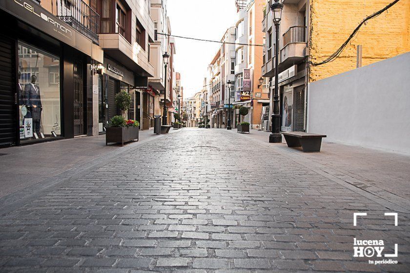 GALERÍA: Lucena esta tarde: Comercios cerrados y calles vacías por el coronavirus